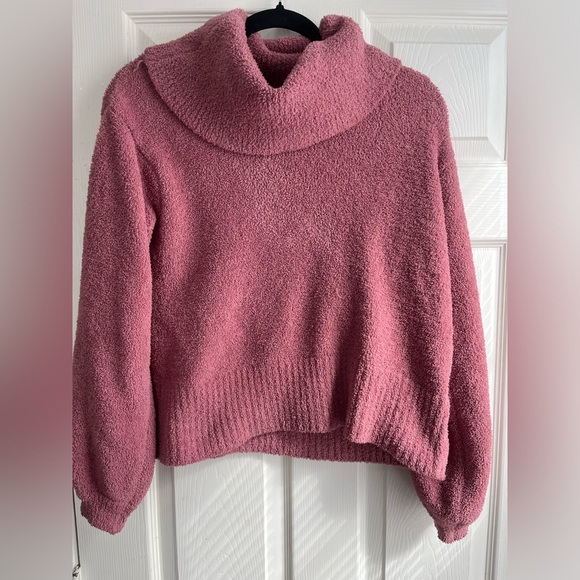 Jessica Simpson Mauve Cowl Neck Sweater - Picture 1 of 6